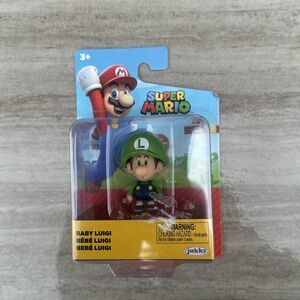 NEW Jakks 42544 BABY LUIGI 2.5 Inch Mini-Figure Super Mario Bros Nintendo toy